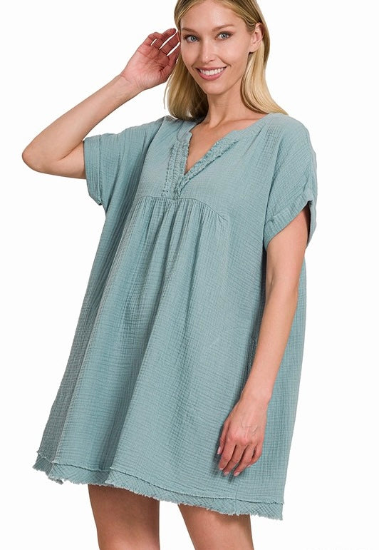 Jill Gauze Dress