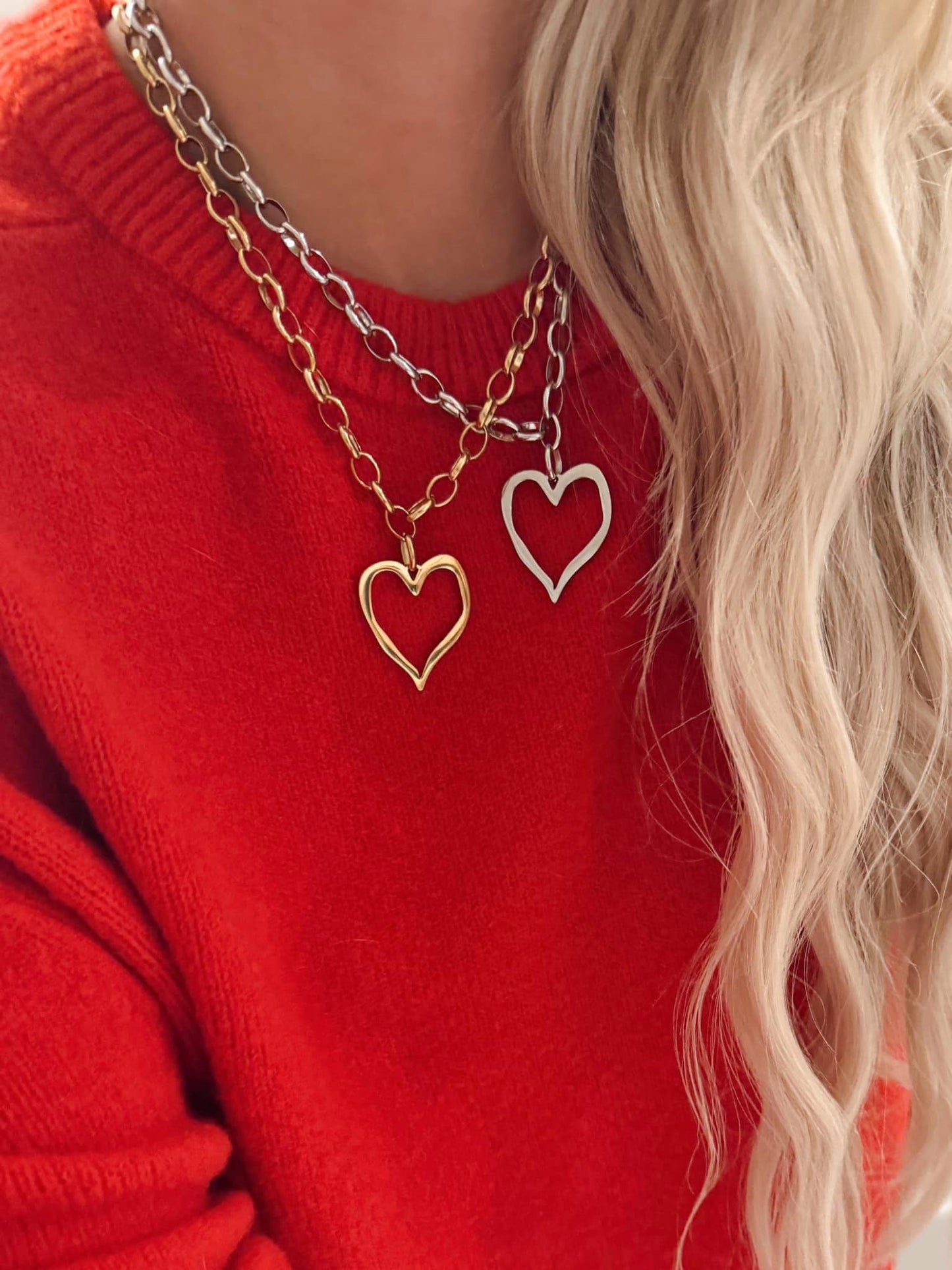 Open Heart Necklace