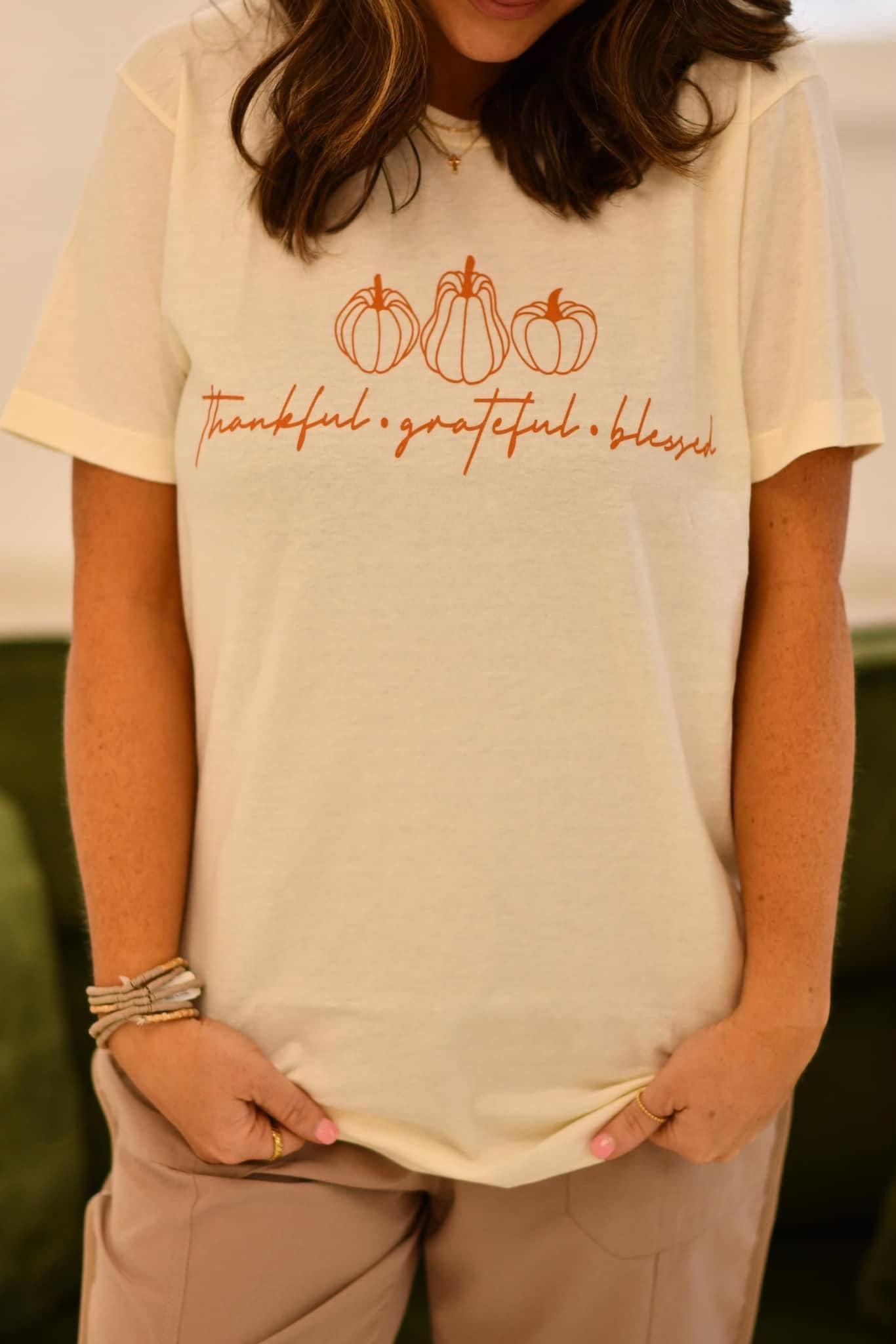 Thankful, Grateful, Blessed Tee