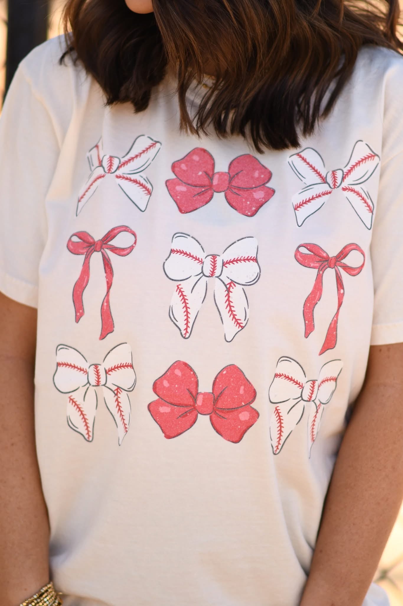 Baseball Bows Tees